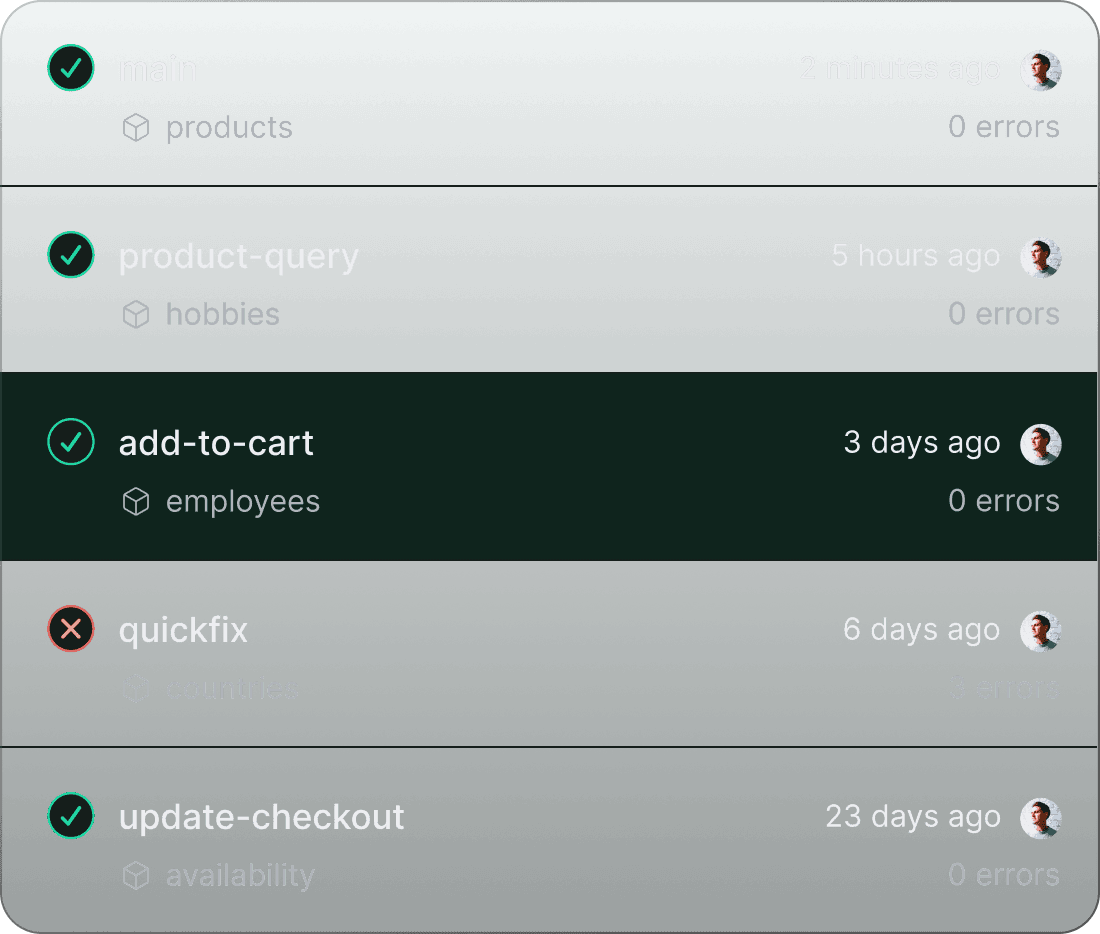 Grafbase detects breaking changes in your schema.